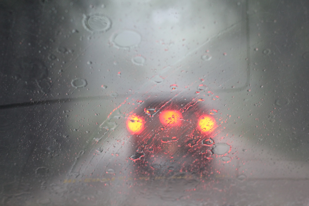 driving in the rain