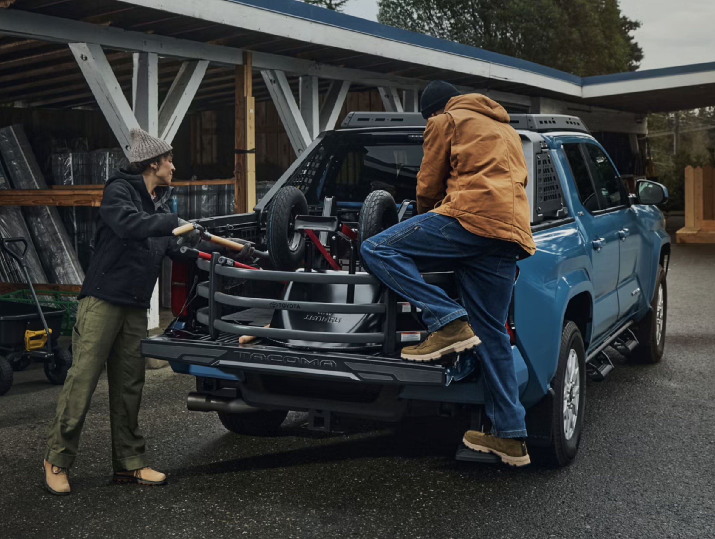 Tacoma bed step
