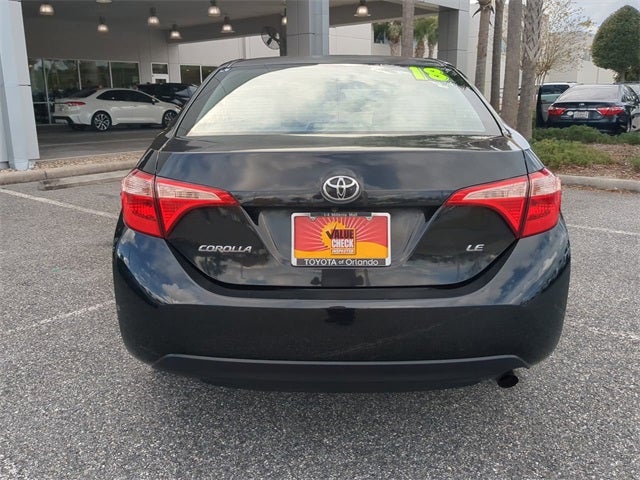 2018 Toyota COROLLA LE
