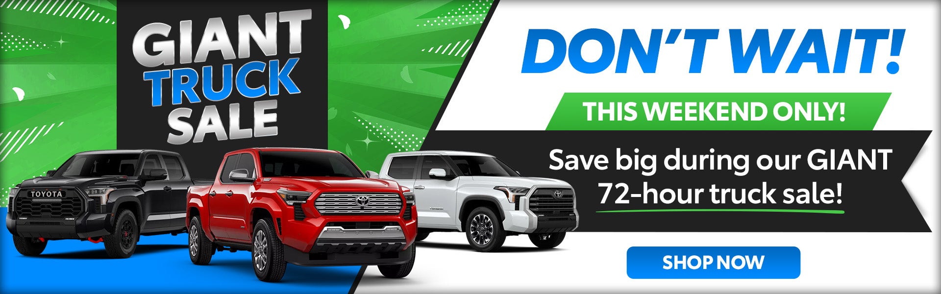 New Toyota truck deals
