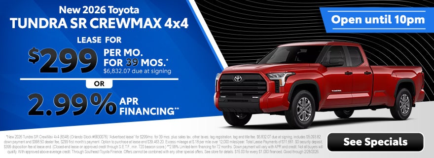 Orlando Tundra Sale