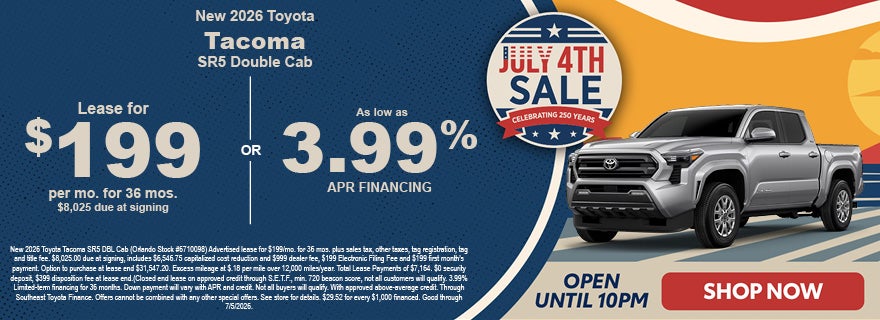 Toyota Tacoma discounts Orlando