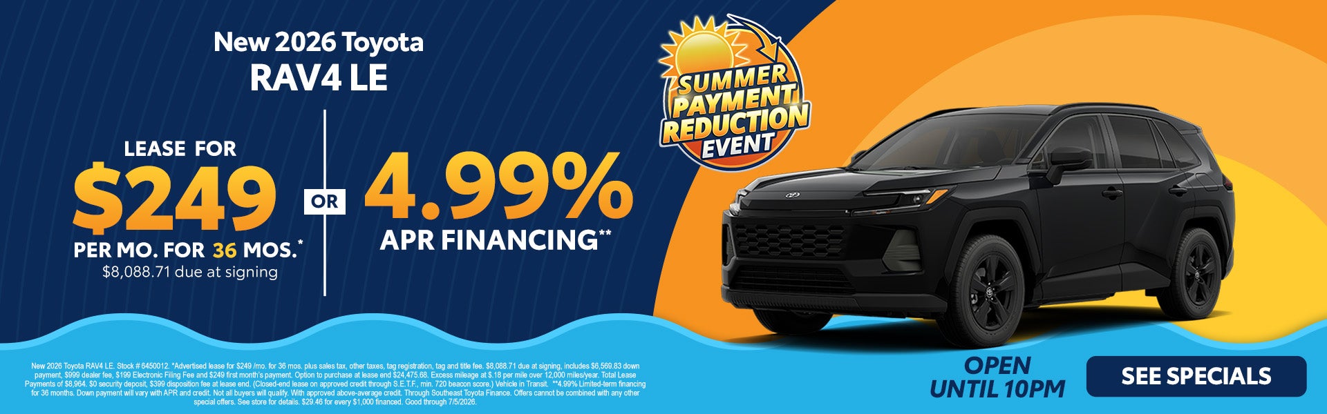 2026 RAV4 discounts