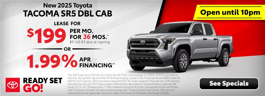 Orlando Toyota Tacoma sale