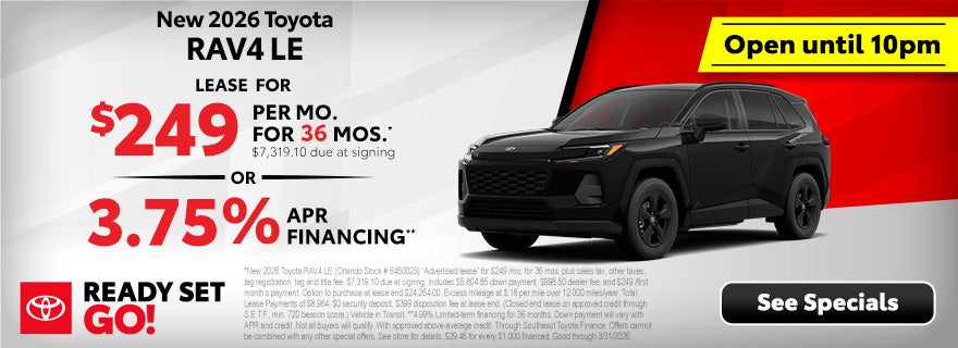 Orlando Toyota RAV4 sale