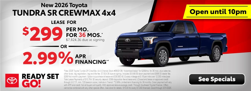 Orlando Toyota Tundra sale