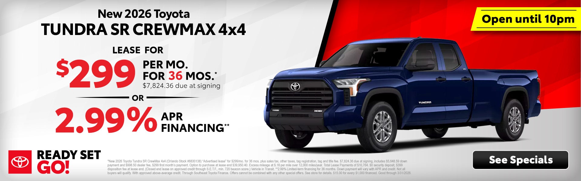 Toyota Tundra discounts