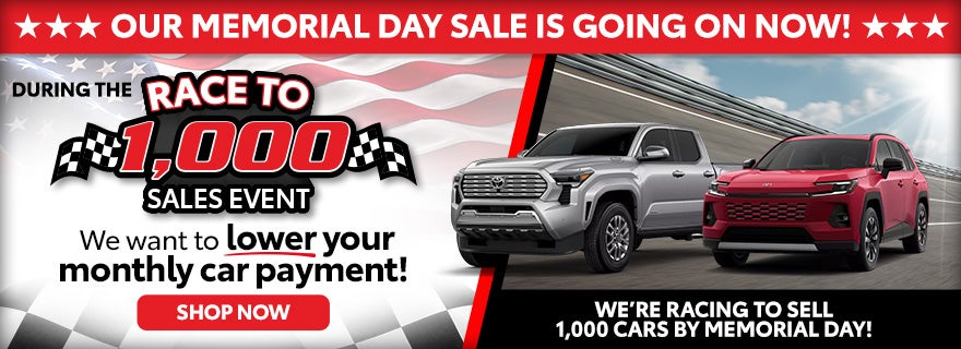 Memorial Day Toyota specials in Orlando 