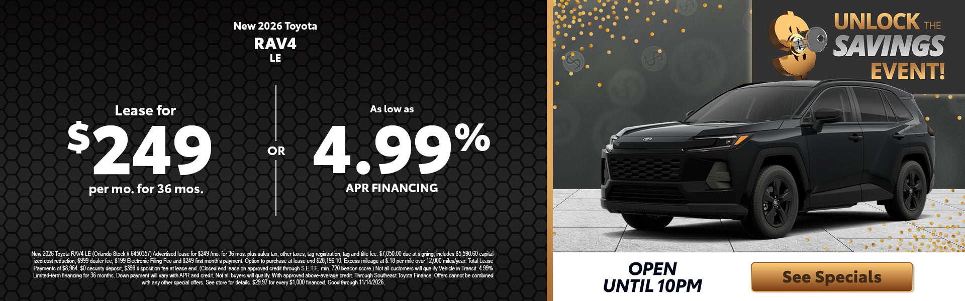 Toyota RAV4 deals in Central Florida 