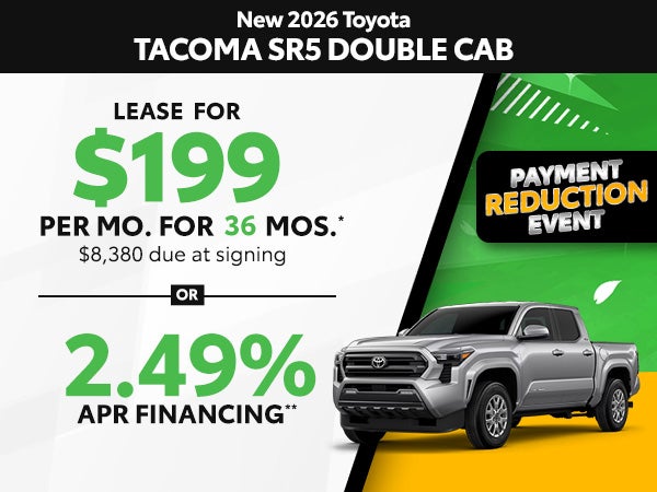 New 2026 Toyota Tacoma SR5 Double Cab