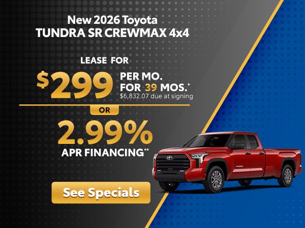 New 2026 Toyota Tundra SR CrewMax 4x4