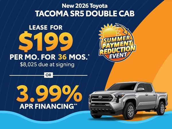 New 2026 Toyota Tacoma SR5 Double Cab