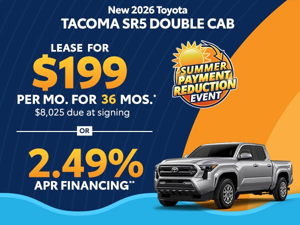 New 2026 Toyota Tacoma SR5 Double Cab