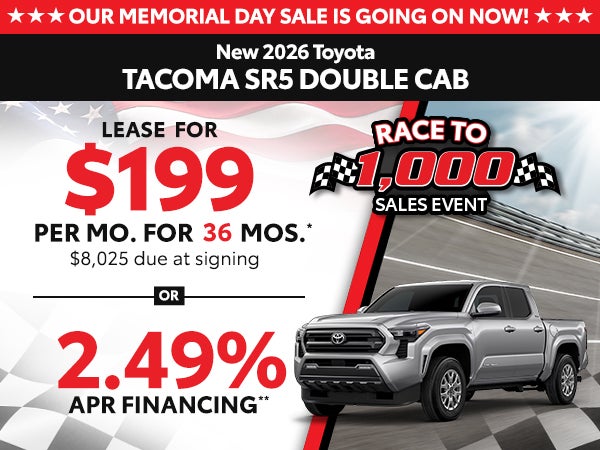 New 2026 Toyota Tacoma SR5 Double Cab