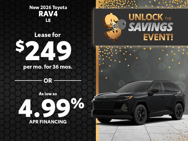 New 2026 Toyota RAV4 LE