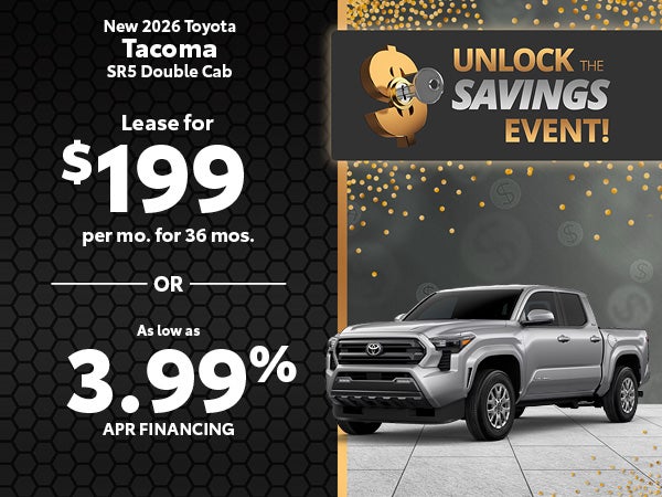New 2026 Toyota Tacoma SR5 Double Cab