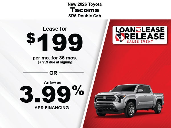 New 2026 Toyota Tacoma SR5 Double Cab