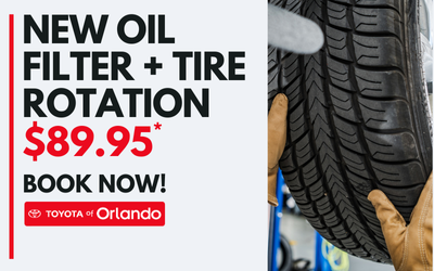 Oil Filter Change with Tire Rotation $89.95*