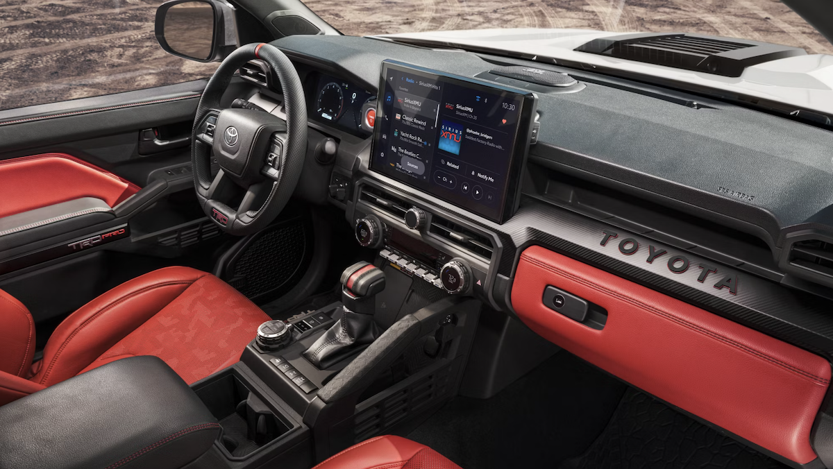 2024 tacoma trd pro interior dimensions