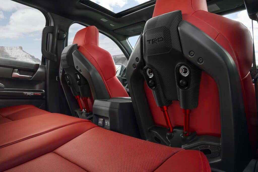 TRD Tacoma seats