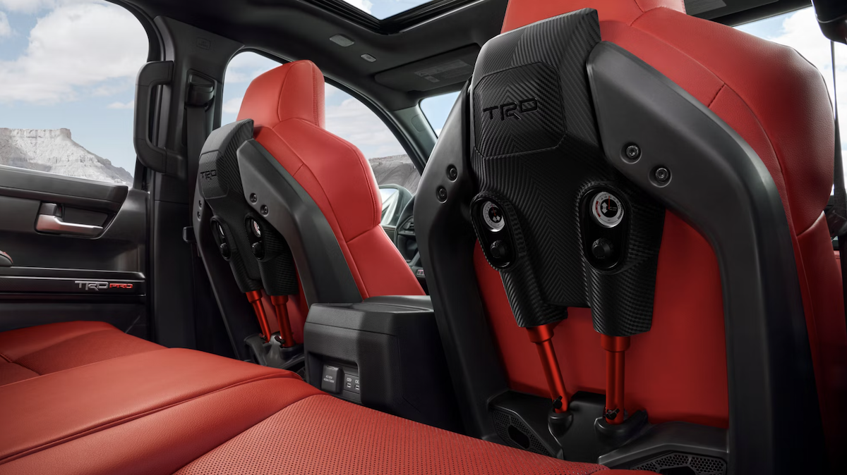 2024 toyota tacoma trd pro seats