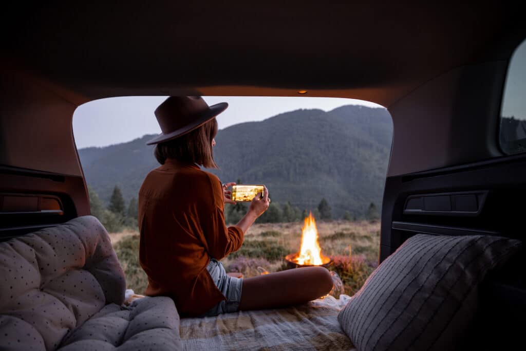 camping in car